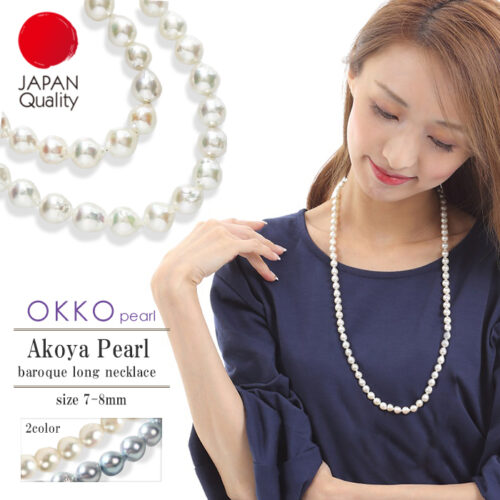 Dây Chuyền Ngọc Trai Akoya Baroque Nhật Bản - OKKO Pearl