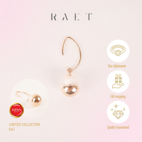 Hoa Tai Ngọc Trai Akoya Nhật Bản và Vàng 10K RAET - OKKO Pearl