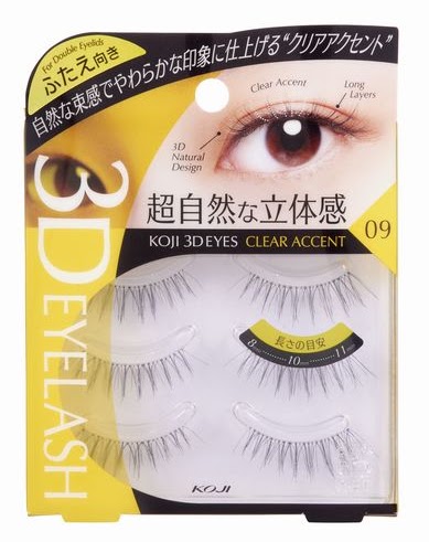 Lông mi giả 3D KOJI Eyelash cho mắt 2 mí (tái sử dụng được 30 lần)