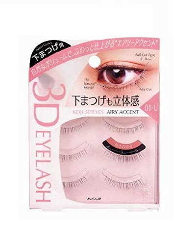 Lông mi giả 3D KOJI Eyelash cho mí dưới (tái sử dụng được 30 lần)